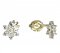 BeKid, Gold kids earrings -853 - Switching on: Brizura 0-3 roky, Metal: Yellow gold 585, Stone: White cubic zircon