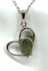 BG přívěs přírodní kámen-Vltavín 154