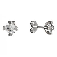 BG zlaté náušnice 883/40 Bílé zlato - 585 Diamant