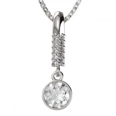 BG zlatý přívěšek  724 Bílé zlato - 585 Diamant