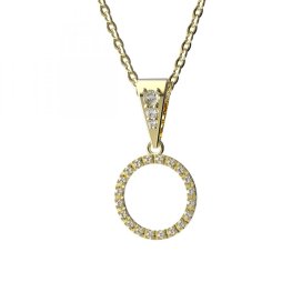 BG zlatý přívěšek  1163A Žluté zlato - 585 Diamant