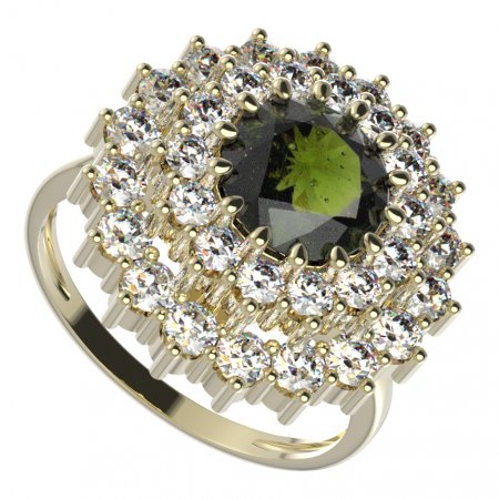 BG prsten kulatý 457-I - Kov: Stříbro 925 - rhodium, Kámen: Granát