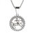 BG zlatý diamantový přívěšek Střelec 045 Bílé zlato - 585 Diamant lab-grown