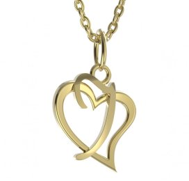 BG zlatý přívěsek písmenko I - 1418 Žluté zlato - 585