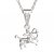 BG zlatý přívěšek Střelec 040 Bílé zlato - 585 Diamant