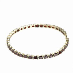 BG náramek 688 Stříbro 925 - pozlacené Granát