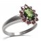 BG prsten s kapkovitým kamenem 509-I - Kov: Stříbro 925 - rhodium, Kámen: Granát