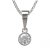 BG zlatý přívěšek  723 Bílé zlato - 585 Diamant