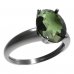 BG prsten s oválným kamenem 479-I - Kov: Stříbro 925 - rhodium, Kámen: Granát