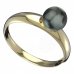 BG zlatý prstýnek s perlou 561 T - Kov: Bílé zlato 585, Kámen: Bílá perla