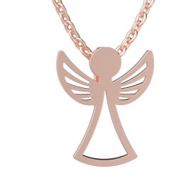 BG zlatý přívěs  Anděl 1371 Růžové zlato 585 (30-90dní)
