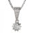 Zlatý přívěsek s lab-grown diamantem, bílé zlato 585 – 987 (Zd449872)