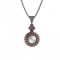 BG přívěs s přírodní perlou 540-87 - Kov: Pozlacené stříbro 925, Kámen: Granát a perla