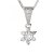 BG zlatý přívěšek s diamanty 978 Bílé zlato - 585 Diamant lab-grown