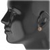 BG  earring 249-R7 oval - Metal: Silver 925 - rhodium, Stone: Garnet
