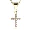 BG zlatý přívěšek křížek 1106 Žluté zlato - 585 Diamant