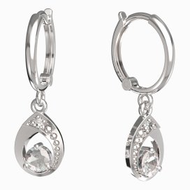 BeKid dětské náušnice 1242-3,5 Žluté zlato - 585 Bílý kubický zirkon