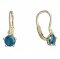 BeKid, Gold kids earrings -874 - Switching on: Brizura 0-3 roky, Metal: Yellow gold 585, Stone: White cubic zircon