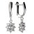 BG zlaté náušnice s diamanty 627 Bílé zlato - 585 Diamant lab-grown
