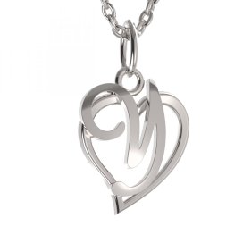 BG zlatý přívěsek písmenko Y - 1433 Bílé zlato - 585