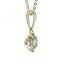 BG zlatý přívěšek s diamanty 978 Růžové zlato 585 (30-90dní) Diamant lab-grown
