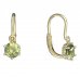 BeKid, Gold kids earrings -1294 - Switching on: Brizura 0-3 roky, Metal: Yellow gold 585, Stone: Green cubic zircon