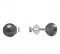 BeKid dětské náušnice 1291 s perlou - Zapínání: Kruhy 12 mm, Kov: Žluté zlato 585, Perla: Černá
