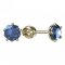 BeKid, Gold kids earrings -875 - Switching on: Brizura 0-3 roky, Metal: Yellow gold 585, Stone: White cubic zircon