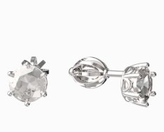 BeKid dětské náušnice 1295 Bílé zlato - 585 Bílý kubický zirkon