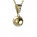 BG zlatý diamantový přívěšek Basketbalový míč 1377