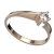 Zlatý prsten s lab-grown diamantem, růžové zlato 585 – 1438