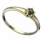 BG moldavit ring - 873I - Metal: Yellow gold 585, Stone: Moldavite