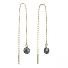 BeKid dětské náušnice 1291 s perlou Žluté zlato - 585