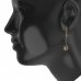 BG earring oval 517-A93 - Metal: Silver 925 - rhodium, Stone: Garnet