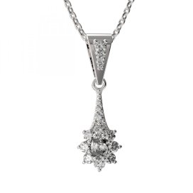 BG zlatý přívěšek  627s Bílé zlato - 585 Diamant