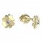 BeKid, Gold kids earrings -1270 - Switching on: Brizura 0-3 roky, Metal: Yellow gold 585, Stone: White cubic zircon