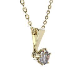 BG zlatý přívěšek 875 Žluté zlato - 585 Diamant