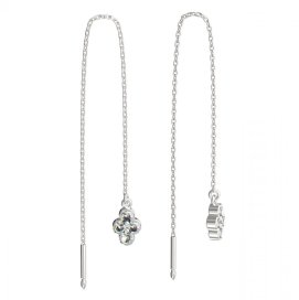 BeKid dětské náušnice 295 Bílé zlato - 585 Diamant