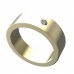 BG zlatý snubní prsten 657/m17 - Kov: Žluté zlato 585, Kámen: Bílý kubický zirkon