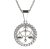 BG zlatý diamantový přívěšek Váhy 045 Bílé zlato - 585 Diamant lab-grown