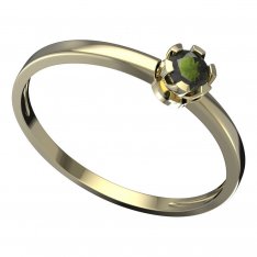 BG vltavínový prsten 869C