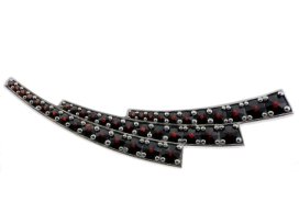 BG brož vsazený český granát  371 Stříbro 925 - rhodium Granát