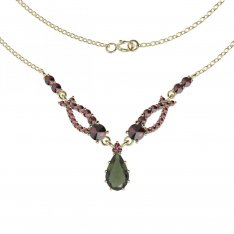 BG garnet necklace 501