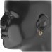 BG  earring 250-R7 oval - Metal: Silver 925 - rhodium, Stone: Garnet