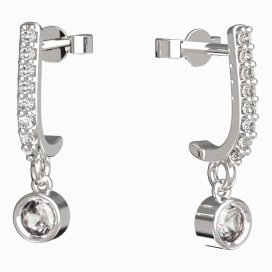 BeKid dětské náušnice 769 Bílé zlato - 585 Diamant