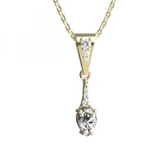 BG zlatý přívěšek  625 Žluté zlato - 585 Diamant