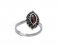 BG prsten s granátem  261 - Kov: Pozlacené stříbro 925, Kámen: Granát