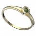 BG moldavit ring - 551I - Metal: Yellow gold 585, Stone: Moldavite