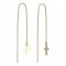 BeKid, Gold kinds earrings - 1105 - Switching on: Circles 15 mm, Metal: Yellow gold 585