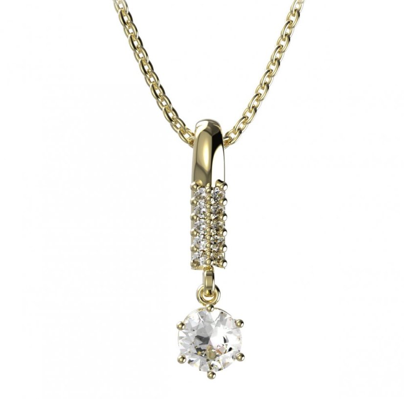 BG zlatý přívěšek 1294 Žluté zlato - 585 Diamant